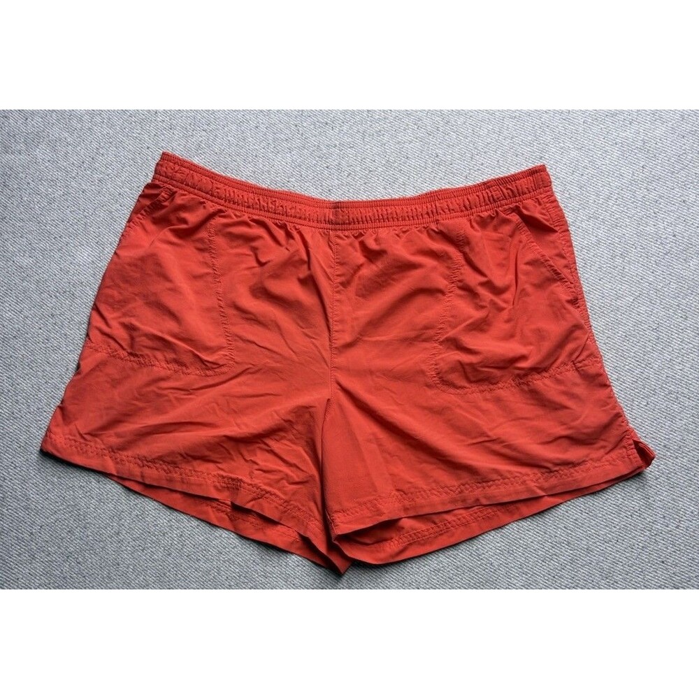 Columbia Sandy River Shorts Women's XL Bright Red/Coral Nylon Hiking Water Swim
